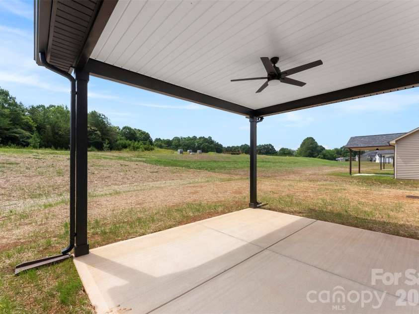1028 Speight Road, Albemarle, NC 28001.  MLS# CAR4405298, YatesRealty ID 37504. Covered Back Porch