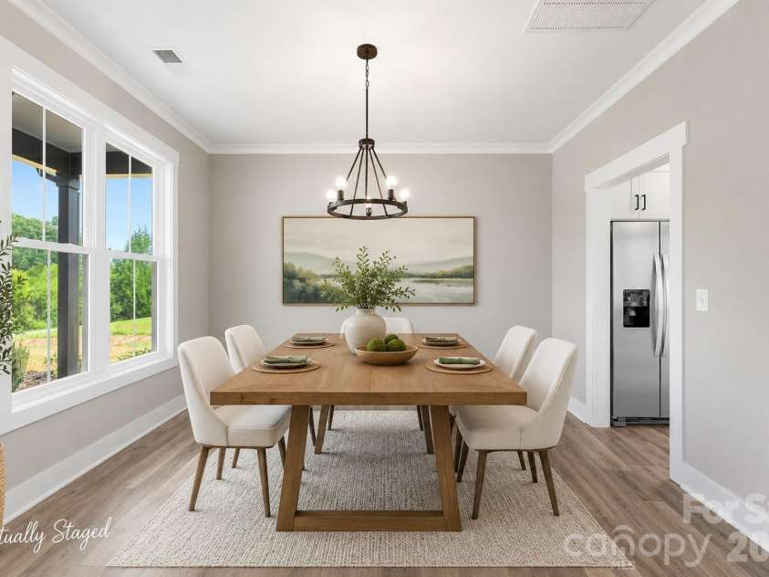 1028 Speight Road, Albemarle, NC 28001.  MLS# CAR4405298, YatesRealty ID 37504. Virtually Staged - Dining Area