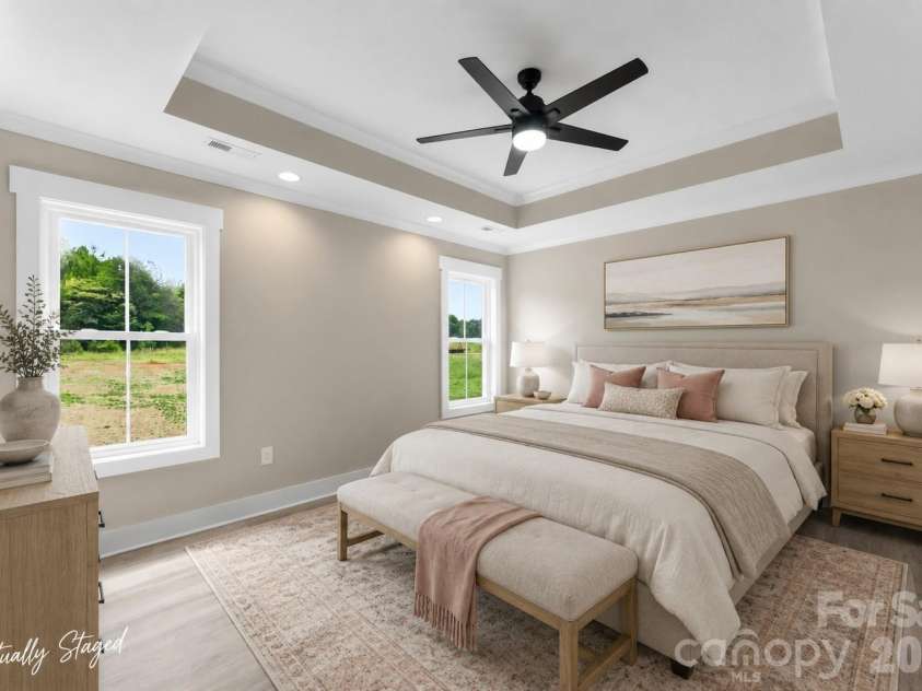 1028 Speight Road, Albemarle, NC 28001.  MLS# CAR4405298, YatesRealty ID 37504. Virtually Staged - Primary Bedroom