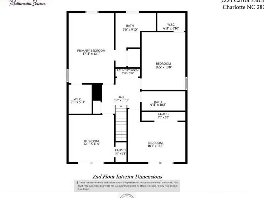 9224 Carrot Patch Drive, Charlotte, NC 28216.  MLS# CAR4404377, YatesRealty ID 37507. 