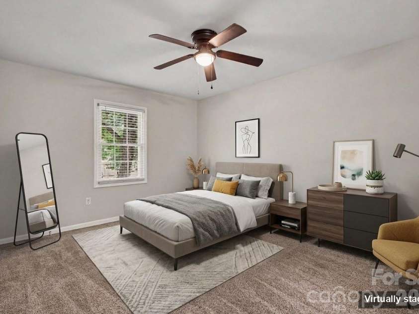 5200 Birchbark Lane, Charlotte, NC 28227.  MLS# CAR4404553, YatesRealty ID 37509. Virtually staged