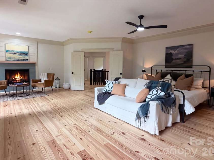 600 Baron Road, Waxhaw, NC 28173.  MLS# CAR4397562, YatesRealty ID 37517. Primary Bedroom with private balcony