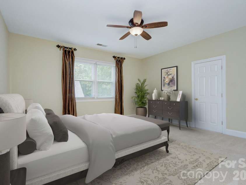 8044 Hawk Crest Court, Charlotte, NC 28270.  MLS# CAR4267919, YatesRealty ID 3752. Virtually staged- this is a very spacious room