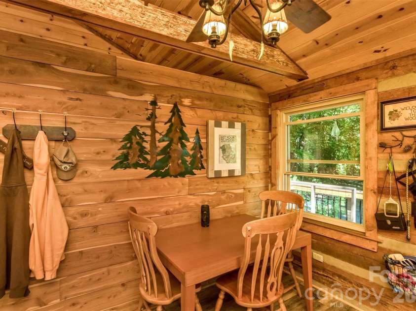 1059 Setzer Cove Road, Maggie Valley, NC 28751.  MLS# CAR4388109, YatesRealty ID 37523. Dining Area