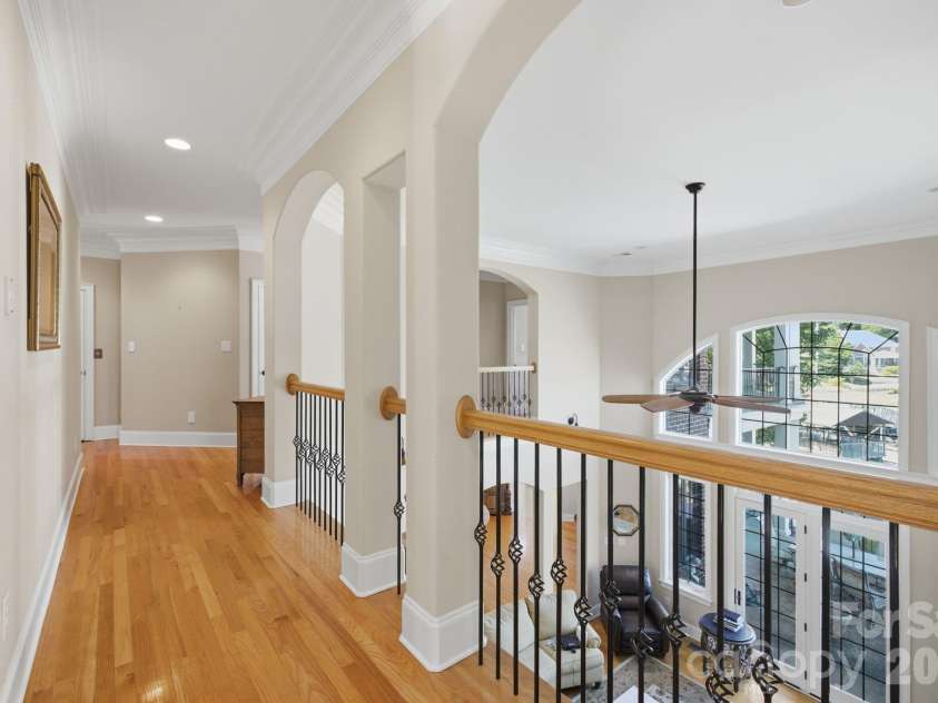 9035 Unity Church Road, Denver, NC 28037.  MLS# CAR4398821, YatesRealty ID 37525. Upper level with architectural archways