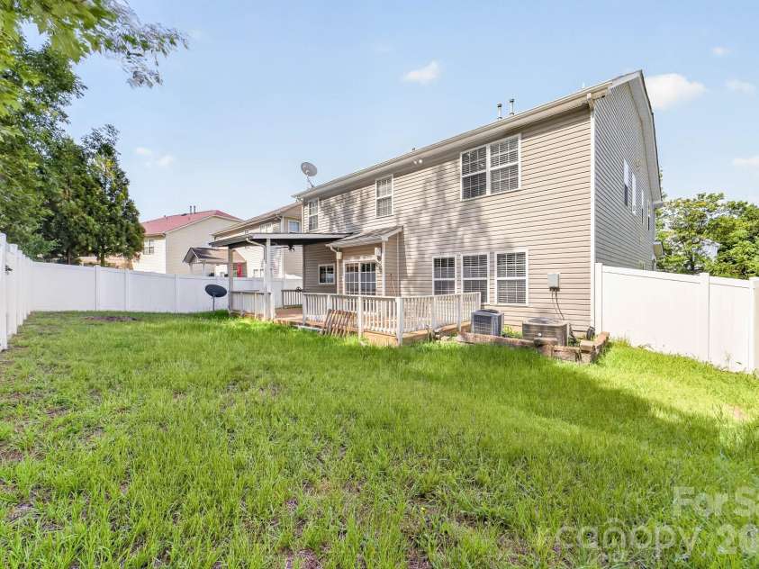 4708 Kiddle Lane, Monroe, NC 28110.  MLS# CAR4403403, YatesRealty ID 37541. Fully fenced backyard