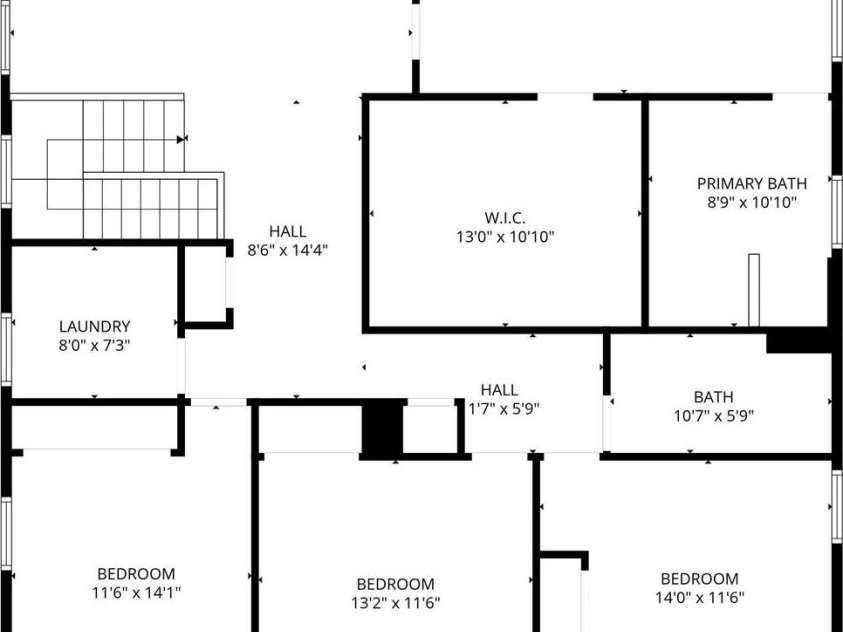 4708 Kiddle Lane, Monroe, NC 28110.  MLS# CAR4403403, YatesRealty ID 37541. Second Floor