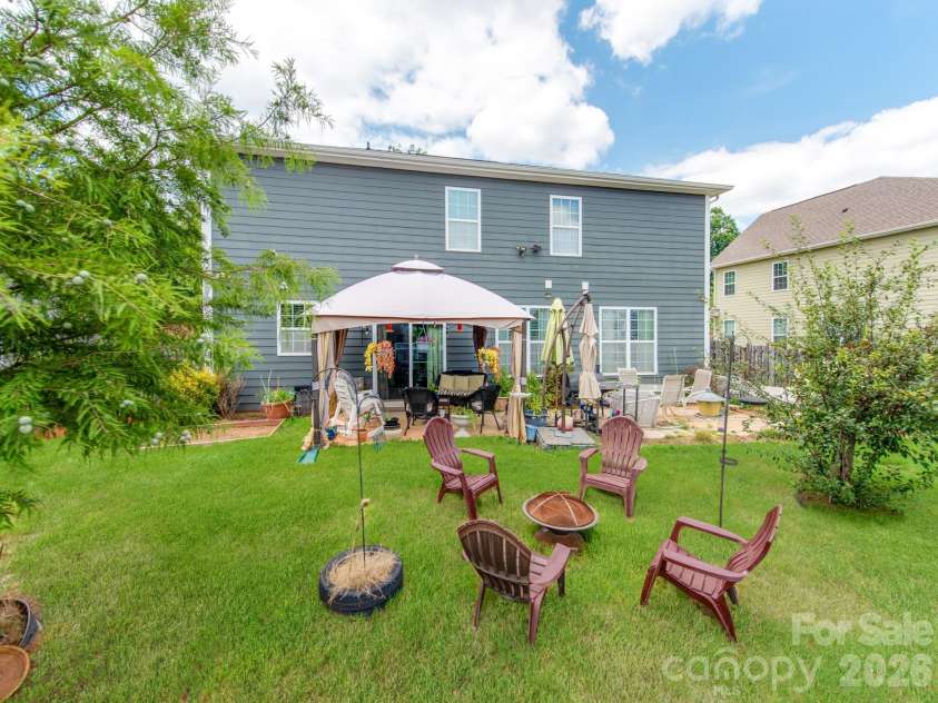 11013 Charmont Place, Huntersville, NC 28078.  MLS# CAR4396560, YatesRealty ID 37542. Backyard contd