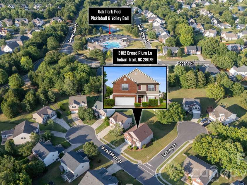 3102 Broad Plum Lane, Indian Trail, NC 28079.  MLS# CAR4401259, YatesRealty ID 37558. 