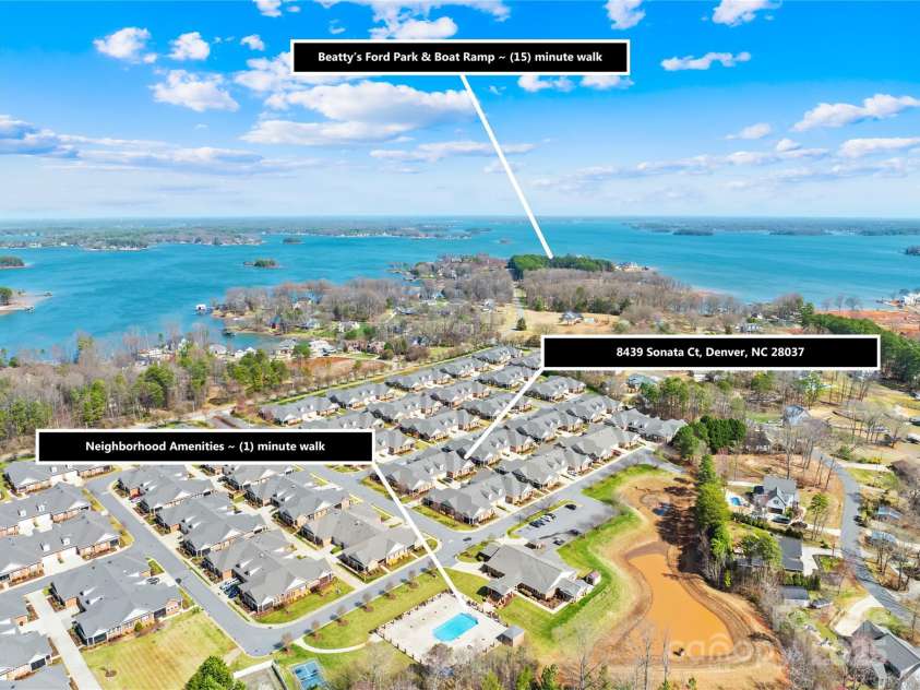 8439 Sonata Court, Denver, NC 28037.  MLS# CAR4229137, YatesRealty ID 3756. 