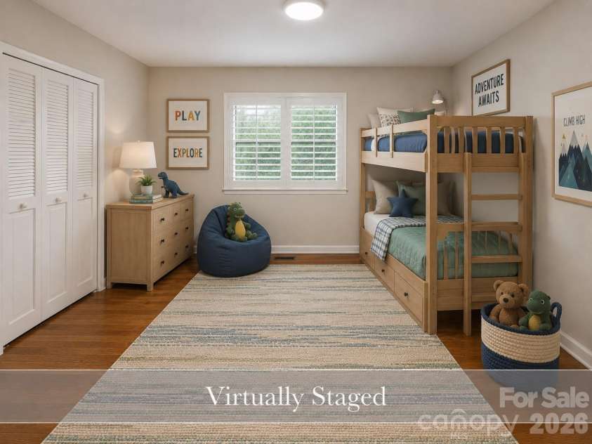 930 Eastview Street, Shelby, NC 28152.  MLS# CAR4398911, YatesRealty ID 37564. 3rd bedroom virtually staged.