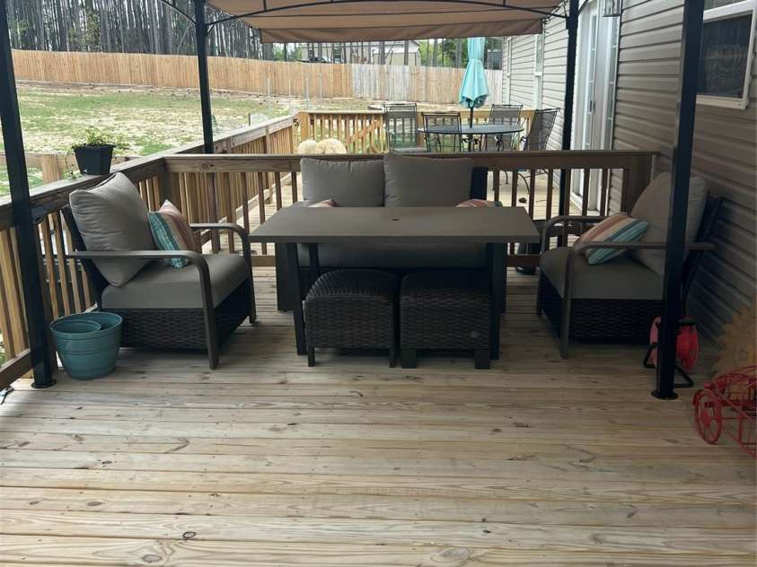 6883 Airport Road, Mount Croghan, SC 29727.  MLS# CAR4405176, YatesRealty ID 37565. New Deck