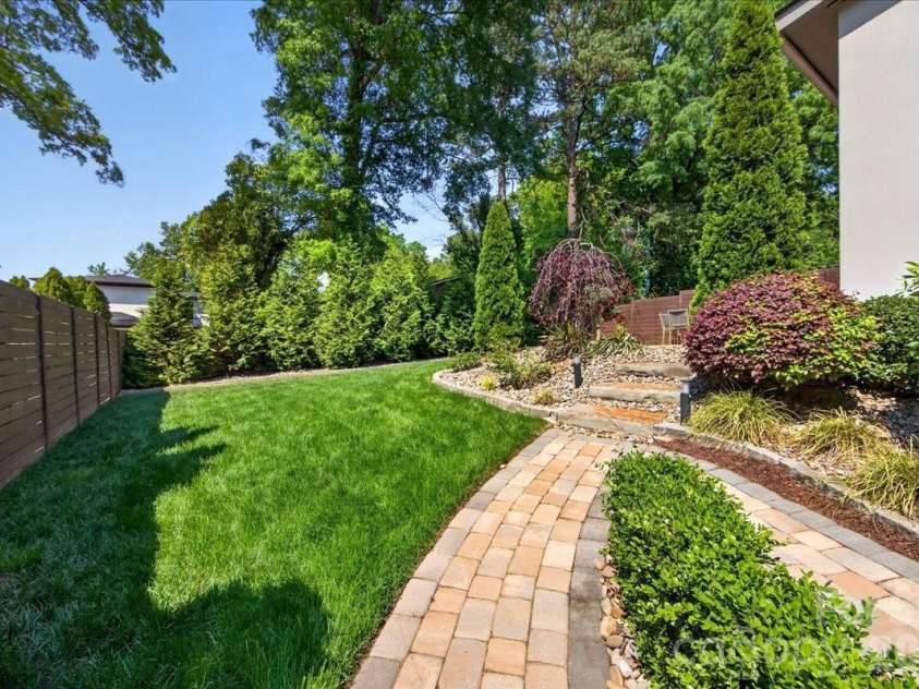 1310 Levy Way, Charlotte, NC 28205.  MLS# CAR4368279, YatesRealty ID 37568. Backyard