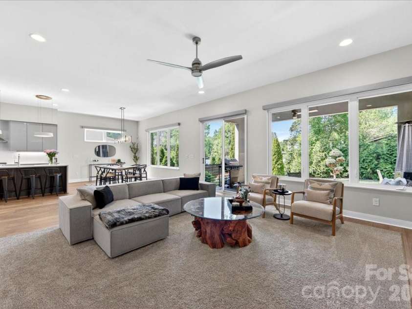 1310 Levy Way, Charlotte, NC 28205.  MLS# CAR4368279, YatesRealty ID 37568. Living Room