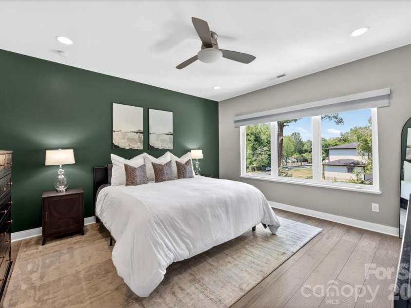 1310 Levy Way, Charlotte, NC 28205.  MLS# CAR4368279, YatesRealty ID 37568. Primary Bedroom