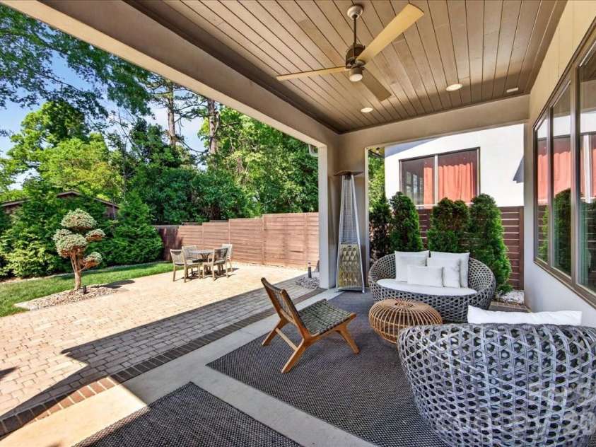 1310 Levy Way, Charlotte, NC 28205.  MLS# CAR4368279, YatesRealty ID 37568. Veranda