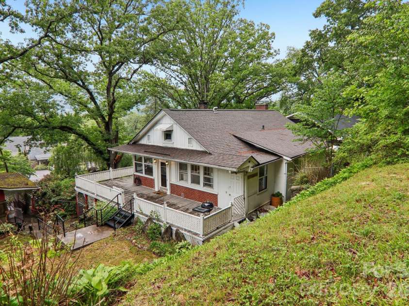1157 Main Street, Waynesville, NC 28786.  MLS# CAR4385307, YatesRealty ID 37569. View from upper back yard