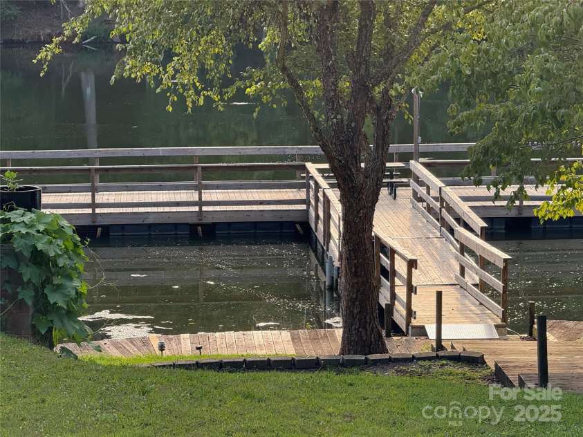 111 Club House Extension, New London, NC 28127.  MLS# CAR4295285, YatesRealty ID 3757. Fishing Pier on Gar Creek