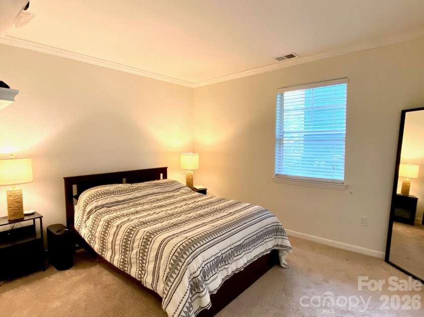 417 Olmsted Park Place, Charlotte, NC 28203.  MLS# CAR4421577, YatesRealty ID 37579. Back Bedroom