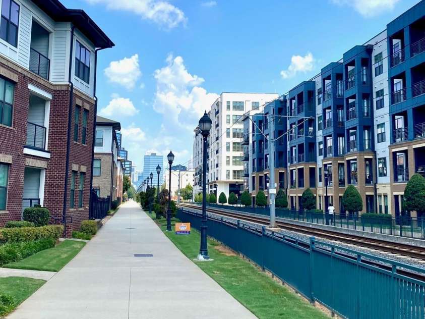 417 Olmsted Park Place, Charlotte, NC 28203.  MLS# CAR4421577, YatesRealty ID 37579. South End Rail Trail