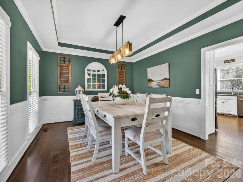 13446 Scanlan Way, Davidson, NC 28036.  MLS# CAR4335664, YatesRealty ID 3758. Dining Room