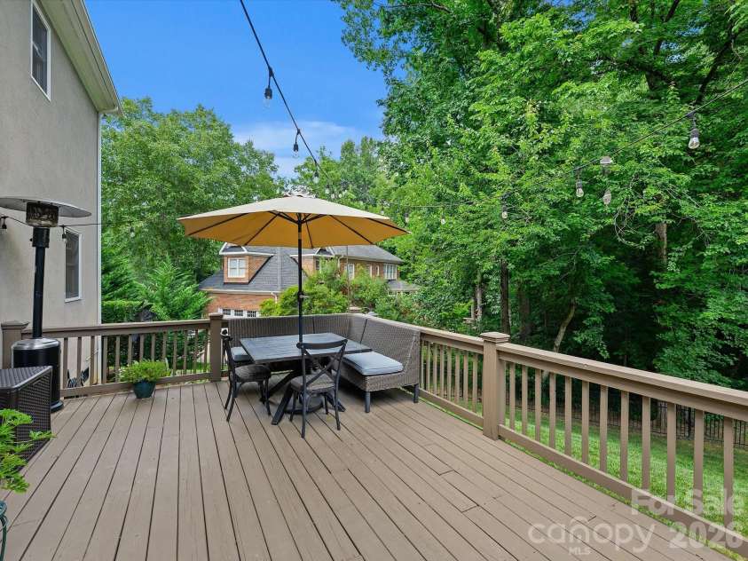 13446 Scanlan Way, Davidson, NC 28036.  MLS# CAR4335664, YatesRealty ID 3758. Rear Deck