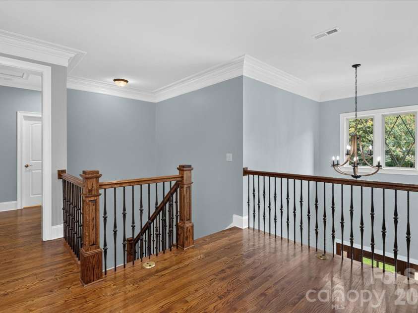 2020 Sherringham Way, Waxhaw, NC 28173.  MLS# CAR4390761, YatesRealty ID 37590. Hardwoods in the hallway upstairs