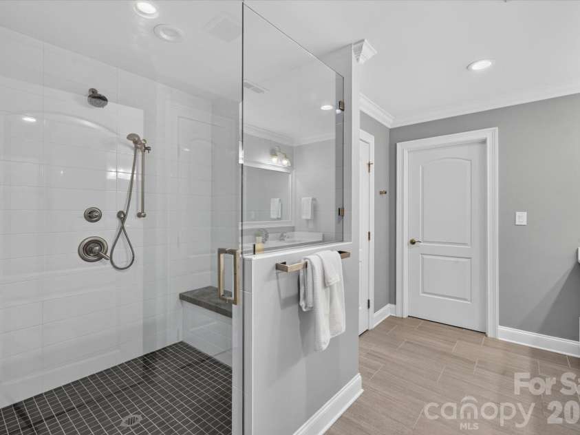 2020 Sherringham Way, Waxhaw, NC 28173.  MLS# CAR4390761, YatesRealty ID 37590. Wheelchair accessible bathroom in basement