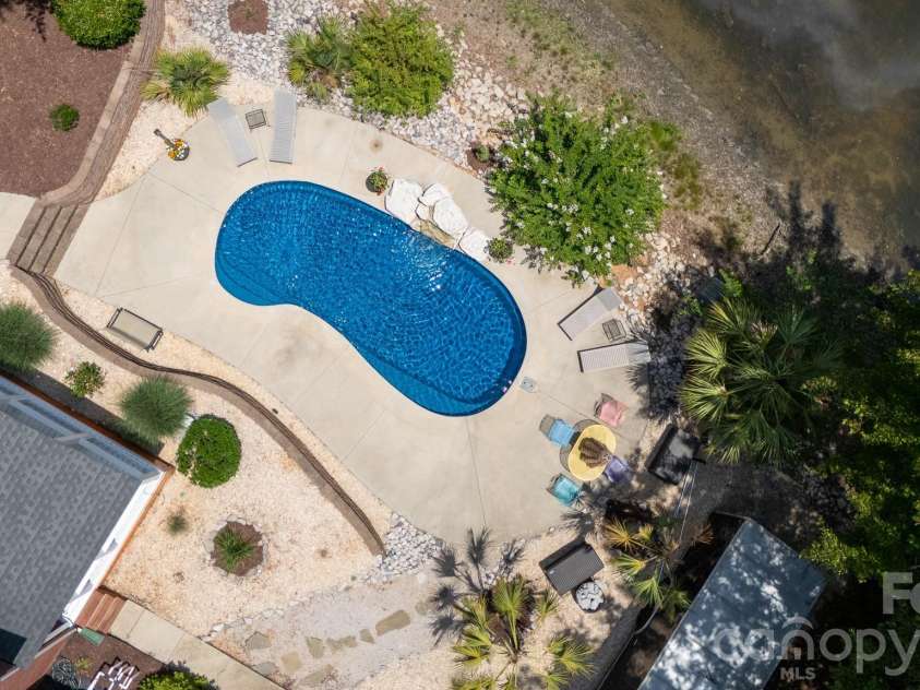 3009 Mamoth Oak Drive, Lancaster, SC 29720.  MLS# CAR4393141, YatesRealty ID 37598. Arial view of back yard haven