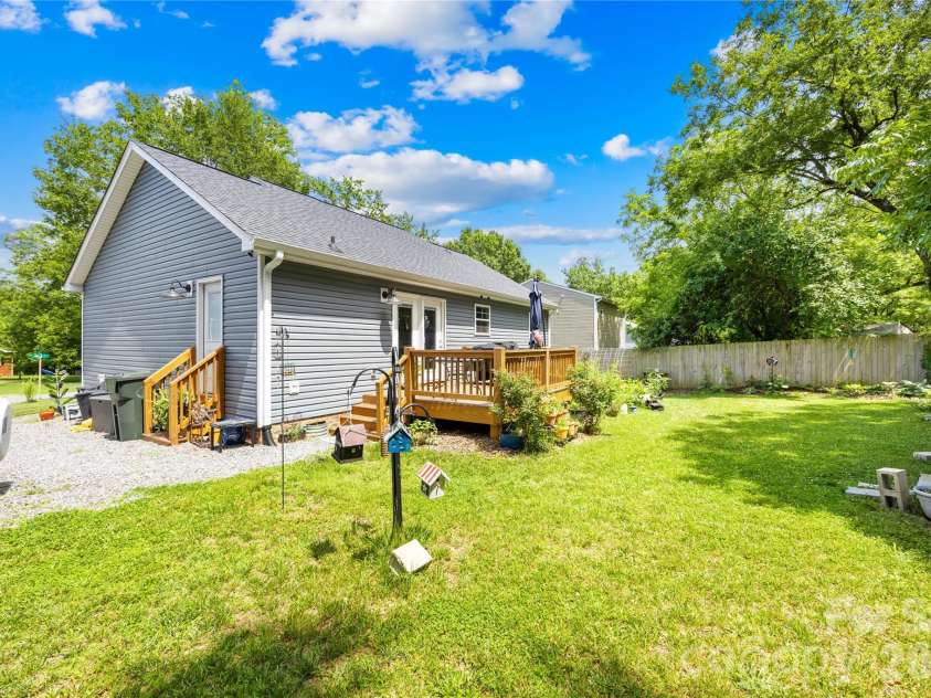 210 6th Street, Cherryville, NC 28021.  MLS# CAR4392964, YatesRealty ID 37600. Backyard 2