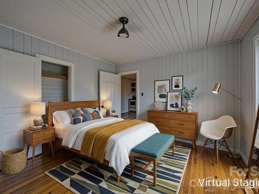 501 Fairview Road, Asheville, NC 28803.  MLS# CAR4393611, YatesRealty ID 37603. Bedroom 3 virtually staged