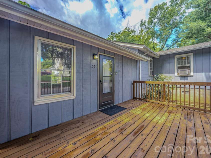 501 Fairview Road, Asheville, NC 28803.  MLS# CAR4393611, YatesRealty ID 37603. Front Porch