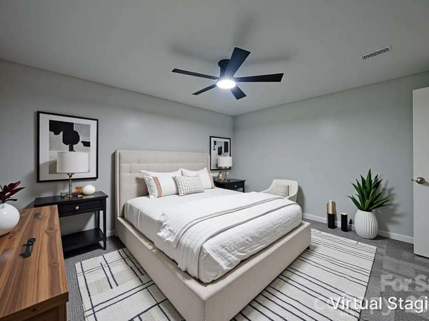 501 Fairview Road, Asheville, NC 28803.  MLS# CAR4393611, YatesRealty ID 37603. Primary Bedroom virtually staged