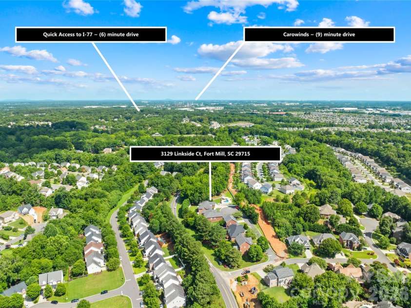 3129 Linkside Court, Fort Mill, SC 29715.  MLS# CAR4397858, YatesRealty ID 37605. 