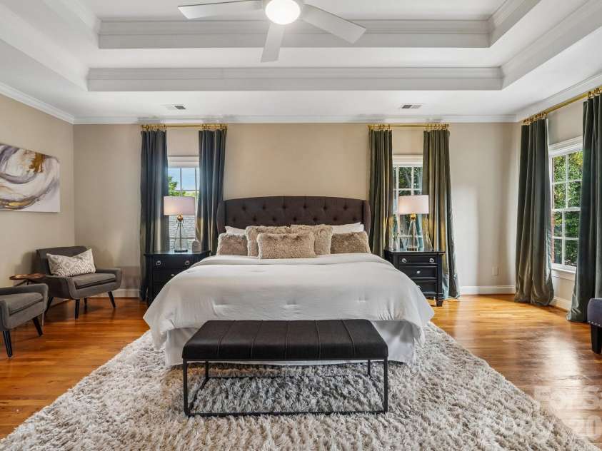5401 Haynes Hall Place, Charlotte, NC 28270.  MLS# CAR4403065, YatesRealty ID 37623. Owners Bedroom