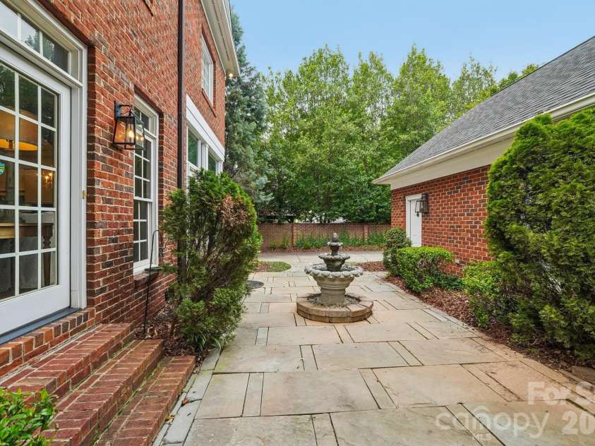 5401 Haynes Hall Place, Charlotte, NC 28270.  MLS# CAR4403065, YatesRealty ID 37623. Private backyard