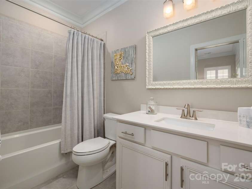 105 Downton Abbey Drive, Marvin, NC 28173.  MLS# CAR4332508, YatesRealty ID 3764. Full bath for Bedroom #5/Guest Ste