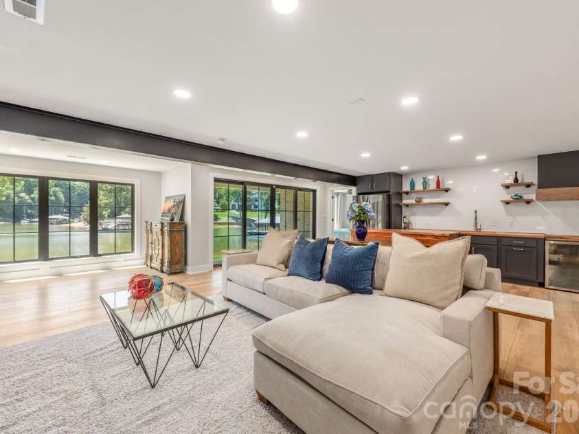 445 Sundown Road, Mooresville, NC 28117.  MLS# CAR4389799, YatesRealty ID 37649. Down stairs open concept entertaining space
