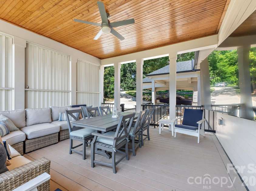445 Sundown Road, Mooresville, NC 28117.  MLS# CAR4389799, YatesRealty ID 37649. Extra Large Private Deck
