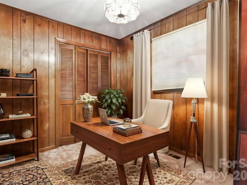 2534 44th Avenue, Hickory, NC 28601.  MLS# CAR4311264, YatesRealty ID 3765. Bedroom or Office Space on Main Level (Staged by AI)