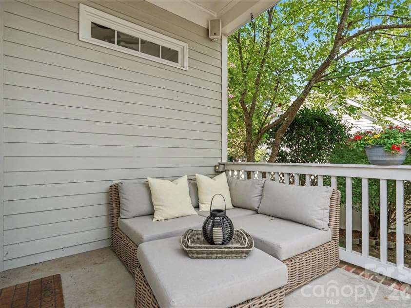 12711 James Blakeney Avenue, Charlotte, NC 28277.  MLS# CAR4400729, YatesRealty ID 37669. Rear Porch