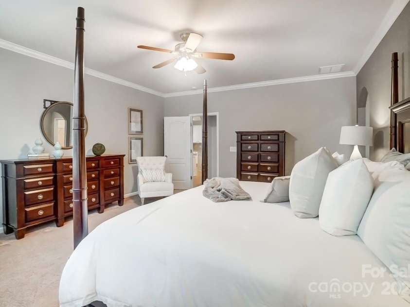 1126 Snowbird Lane, Waxhaw, NC 28173.  MLS# CAR4222147, YatesRealty ID 3767. Spacious and classy bedroom.