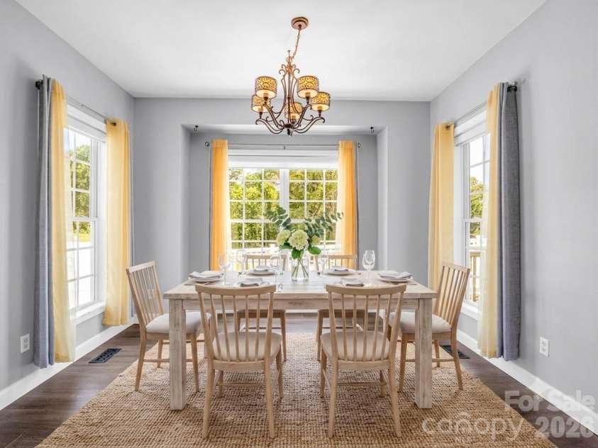 355 Hidden Meadow Drive, Hendersonville, NC 28792.  MLS# CAR4403011, YatesRealty ID 37699. Dining Room - Virtually Staged
