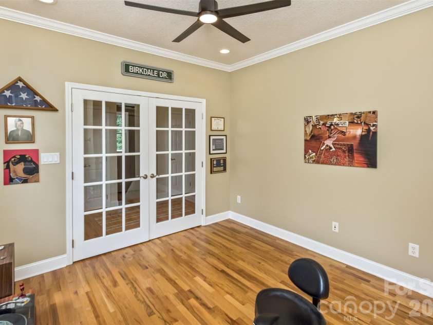 2 Birkdale Drive, Weaverville, NC 28787.  MLS# CAR4399312, YatesRealty ID 37716. Main floor office