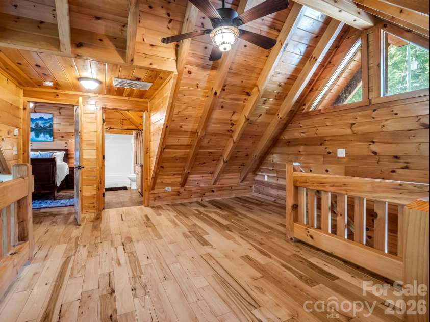 1029 Rainbow Circle, Lake Lure, NC 28746.  MLS# CAR4294592, YatesRealty ID 3772. Upper Level Open Loft