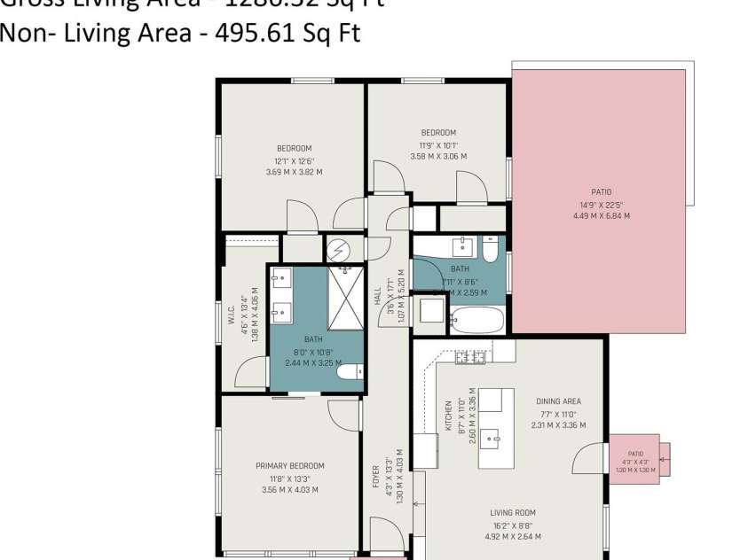1338 Edgewater Drive, Charlotte, NC 28210.  MLS# CAR4401777, YatesRealty ID 37727. 