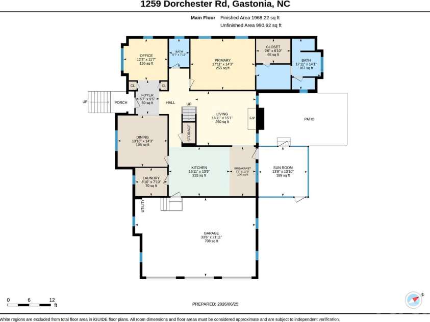1259 Dorchester Road, Gastonia, NC 28056.  MLS# CAR4397165, YatesRealty ID 37746. 