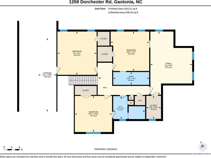 1259 Dorchester Road, Gastonia, NC 28056.  MLS# CAR4397165, YatesRealty ID 37746. 
