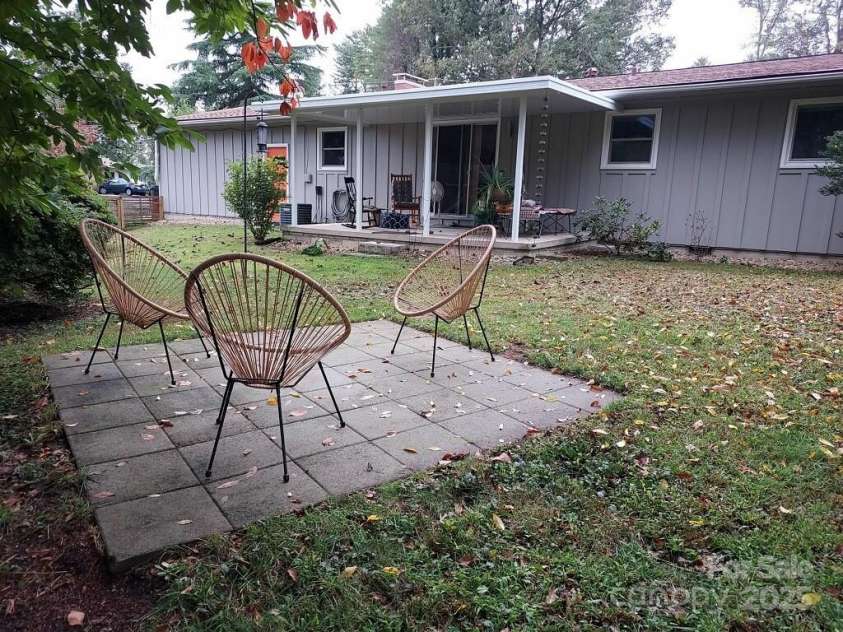 1235 Pinebrook Circle, Hendersonville, NC 28739.  MLS# CAR4309617, YatesRealty ID 3775. Back Yard