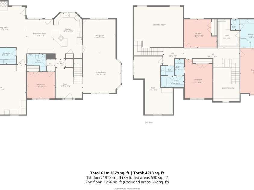 105 Mandarin Drive, Mooresville, NC 28117.  MLS# CAR4400067, YatesRealty ID 37753. Floor plan and measurements